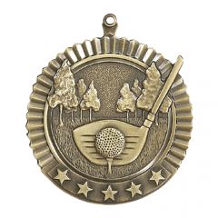 Large Value Golf Medal - Gold