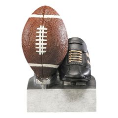 Color Ball and Shoe Football Resin Award