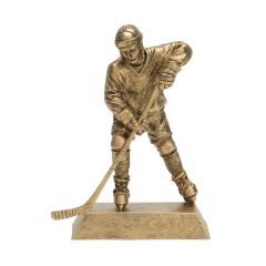 Gold Resin Male Hockey Trophy