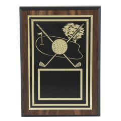 Engraved Golf Hole Victory Plaque