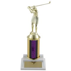 Female Golf Column Trophy