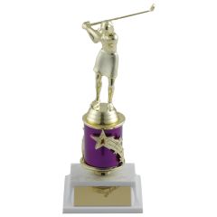 Shooting Star Golf Action Trophies