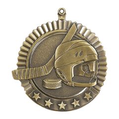 Large Value Hockey Medallions - Gold