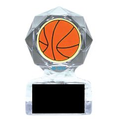 Basketball Clear Star Acrylic Trophies