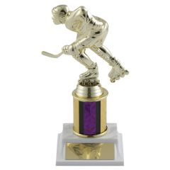 Roller Hockey Inline Skating Trophies with Column