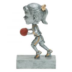Youth Girl Basketball Bobblehead Award Trophy