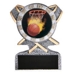 Hot Shot Resin Basketball Award