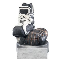 Color Skate and Glove Hockey Resin Award
