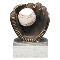 Color Glove and Ball Baseball Resin Award