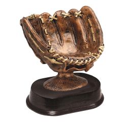 Resin and Bronze Baseball or Softball Mitt Trophy