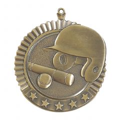 Large Value Baseball Medal - Gold