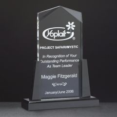 Upright Dimensional Clear Acrylic Award