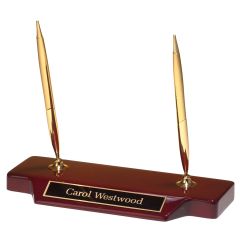 Rosewood Double Pen Set