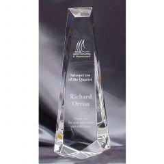 Faceted Base Obelisk Crystal Awards