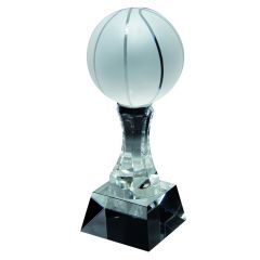 Optical Crystal Basketball Trophy