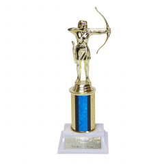 Archery Trophy with Column Choice