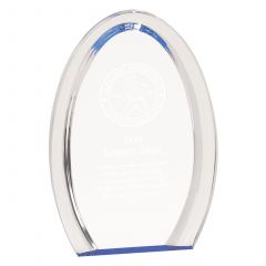 Oval Halo Acrylic Award