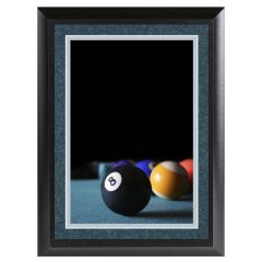 Color Billiards Plaque