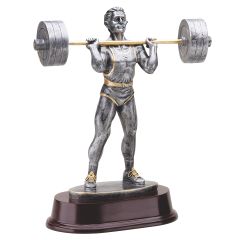 Weightlifter Press Resin Trophy