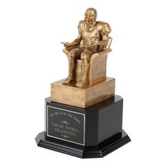 Perpetual Fantasy Football Armchair Quarterback Trophy