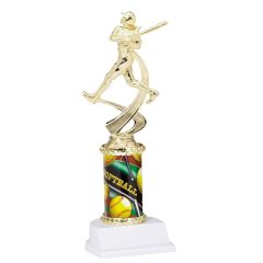 Girls Softball Column Trophy
