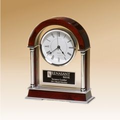 Premium Rosewood Mantle Clock | Retirement Clock