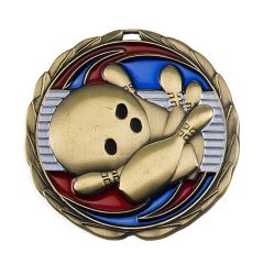 Bowling Ball and Pins Medals