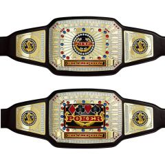 Poker Championship Award Belt - gold