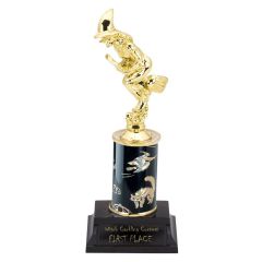 Wicked Witch Halloween Trophies with Halloween Column