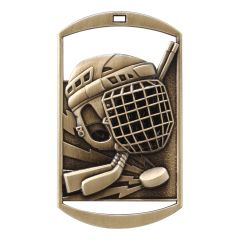 3D Hockey Dog Tag
