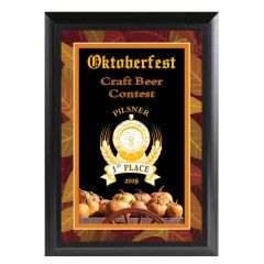 Harvest Party Award Plaque