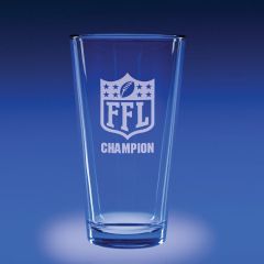 FFL Champion Pint Beer Glasses - set of 4