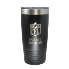 Fantasy Football Custom Tumbler - Black