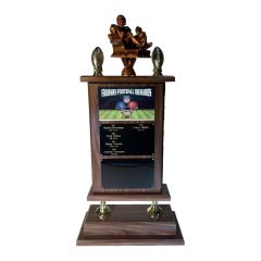Walnut Tower Perpetual Armchair Quarterback Award