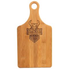 Paddle Shaped Bamboo Cutting Board