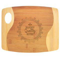 Bamboo Two Tone Cutting Board - Size Small