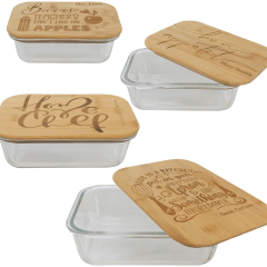 Glass Rectangular Storage Container