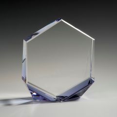 Lilac Hexagonal Crystal Award