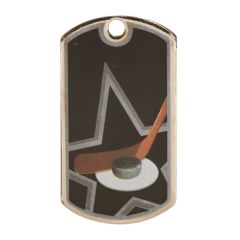 Star Black Hockey ID Tag
