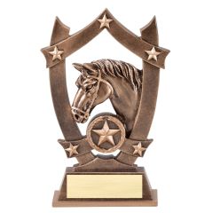 Equestrian Horse Star Shield Award