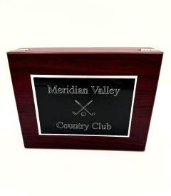 Rosewood Golf Ball Box