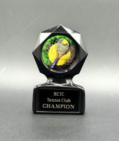 Tennis Action Acrylic Trophies