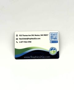Full Color Business VIP Card - silver landscape