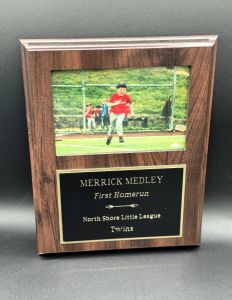 Slide in Photo Plaque