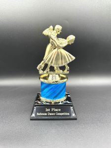 Geometric Column Ballroom Trophy