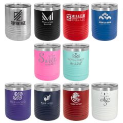 Short Engraved Tumblers - 10oz