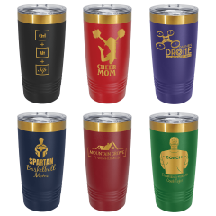 20oz Gold Accent Drink Tumblers