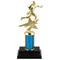 Boys Flag Football Supernova Column Trophy