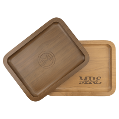 Alder or Walnut Personalized Tray