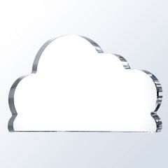 Acrylic Cloud Shaped Trophy